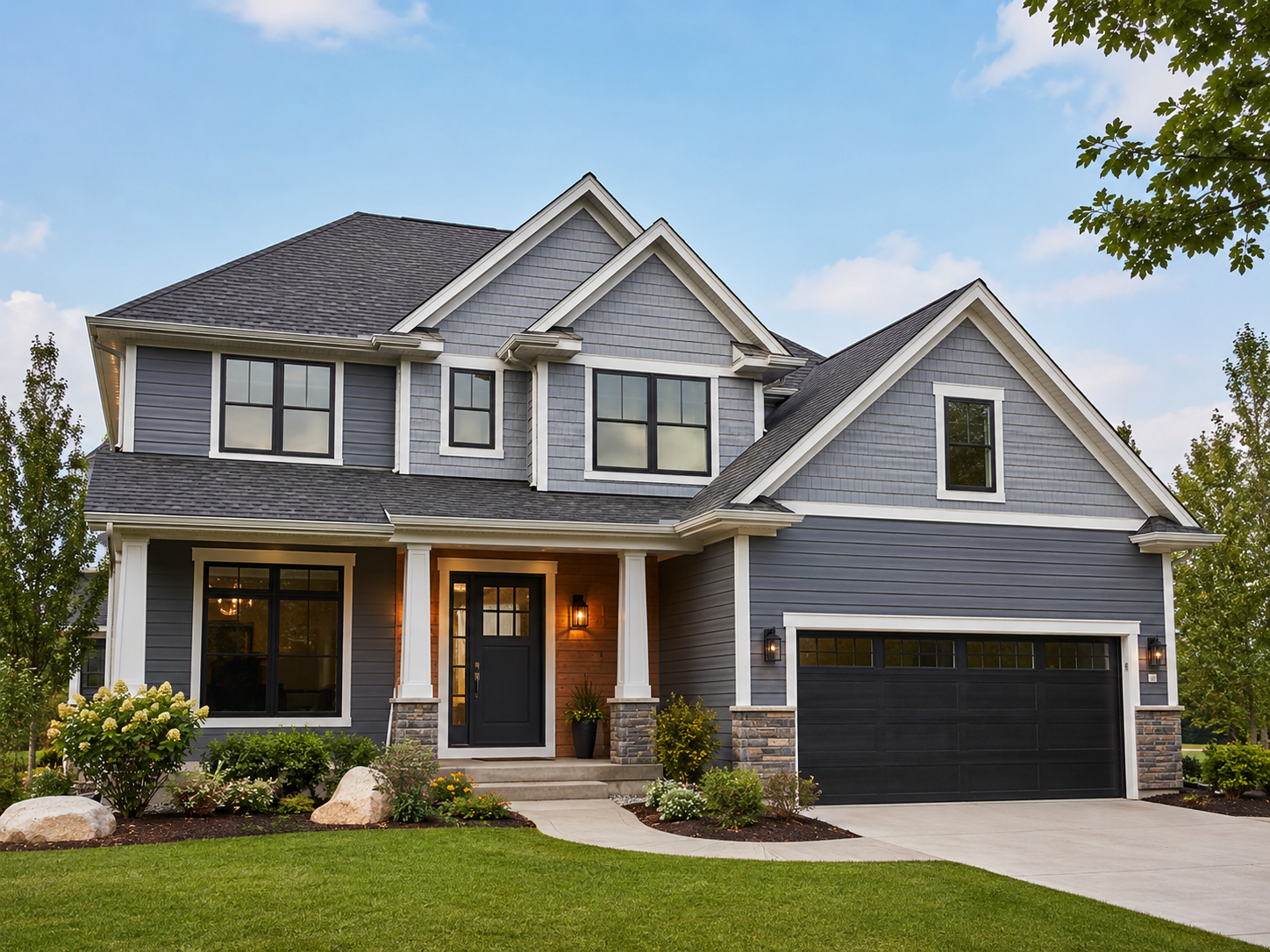 Exterior siding and roofing project by Northern Builder Co-op LLC